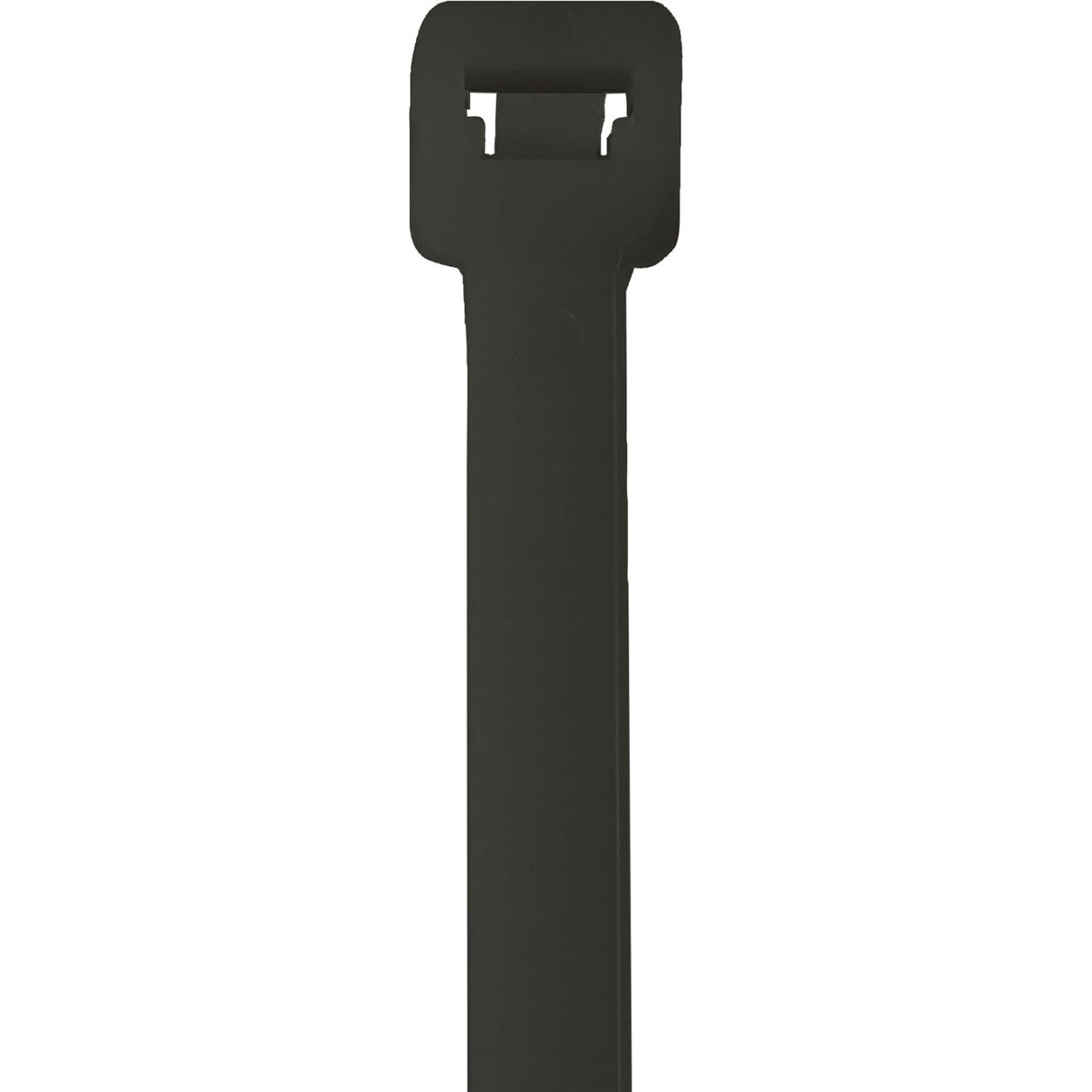 8" UV Stabilized Nylon Cable Ties, 120 Lbs, Black