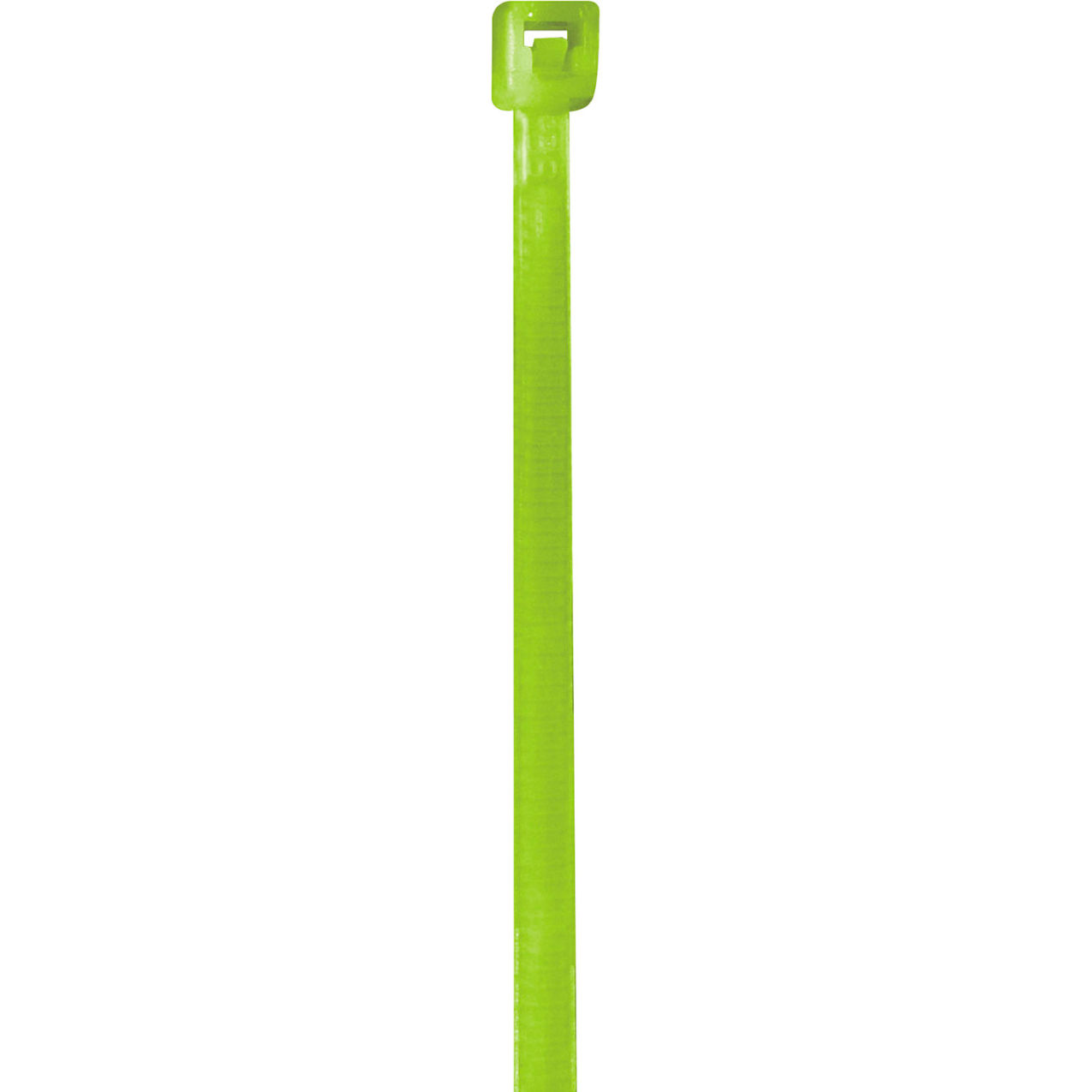 4" Nylon Cable Ties, 18 Lbs, Fluorescent Green, 1000/Pack