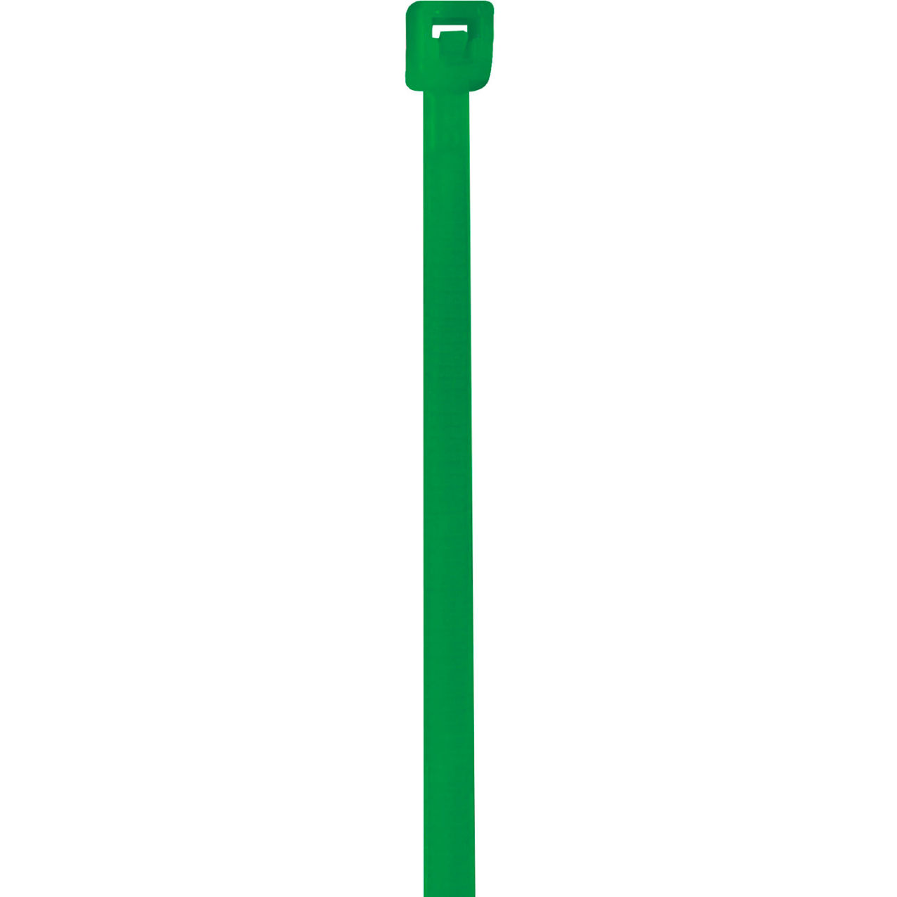 4" Nylon Cable Ties, 18 Lbs, Green, 1000/Pack