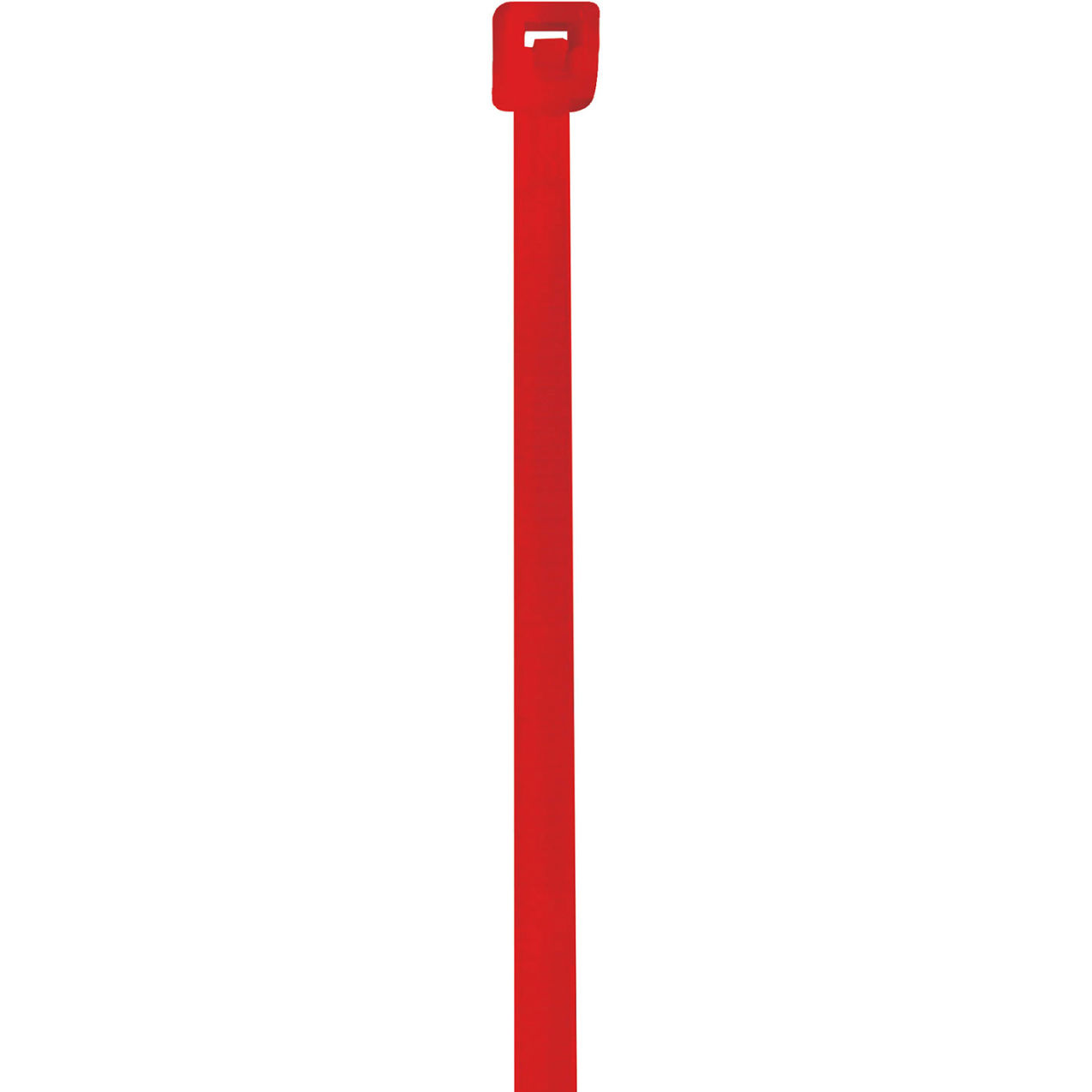 4" Nylon Cable Ties, 18 Lbs, Red, 1000 Pack