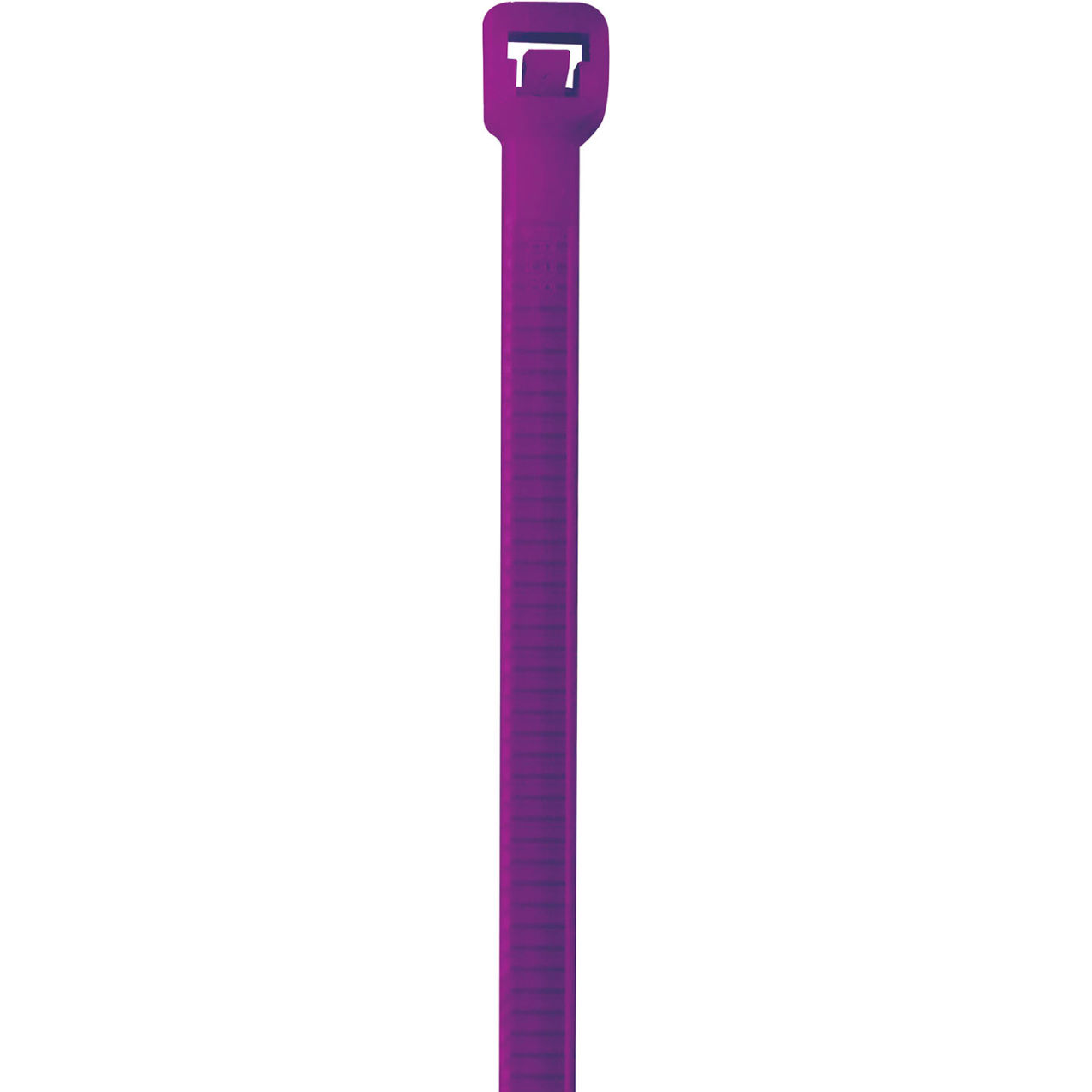 5-1/2" Nylon Cable Ties, 40 Lbs, Purple