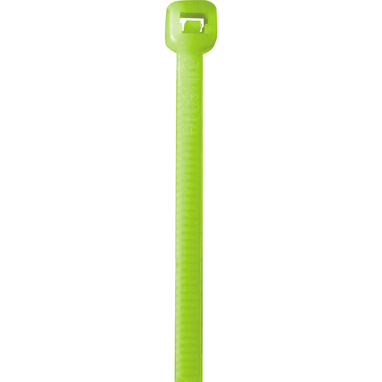 14" Nylon Cable Ties, 50 lbs, Fluorescent Green, 1,000/Pack