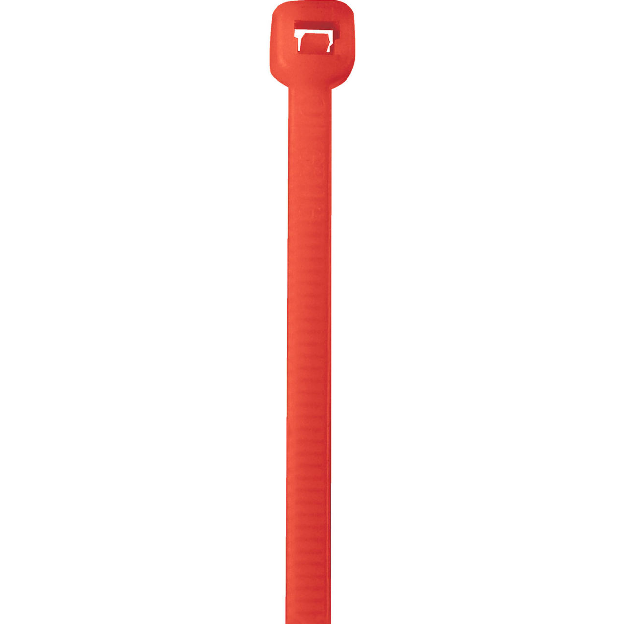 18" Nylon Cable Ties, 50 Lbs, Fluorescent Red