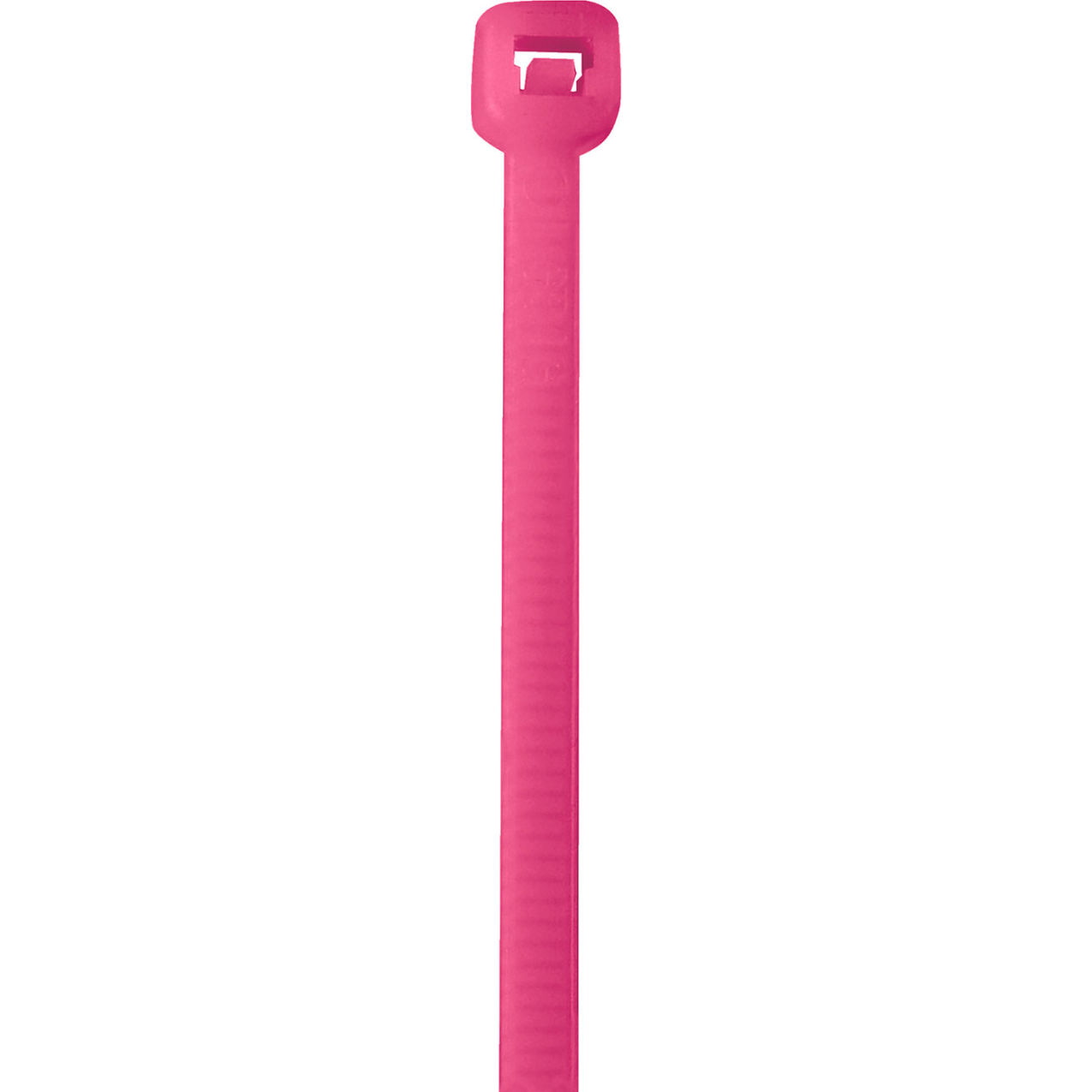 18" Nylon Cable Ties, 50 Lbs, Fluorescent Pink, 500/Pack