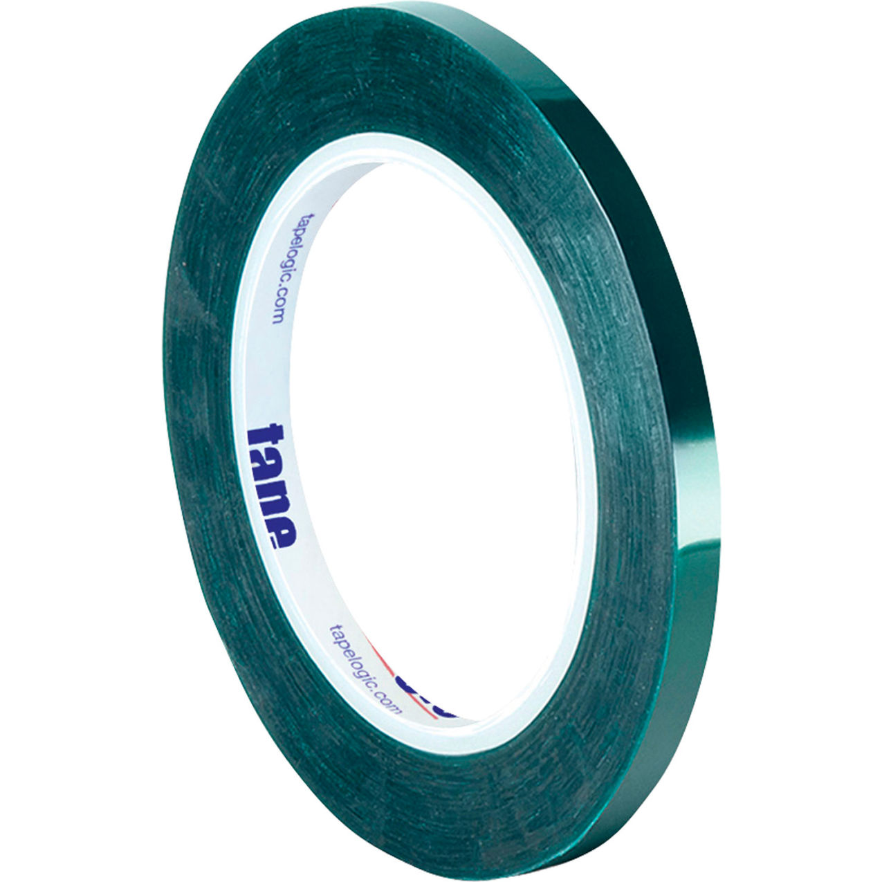 PET Tape, 1/2"W x 72 Yards, Green, 2/Case