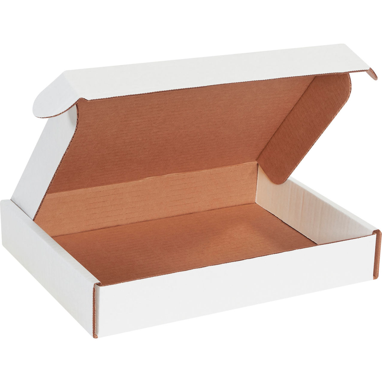 Deluxe Literature Tab Lock Mailers, 12-3/4"L x 10-27/40"W x 2"H