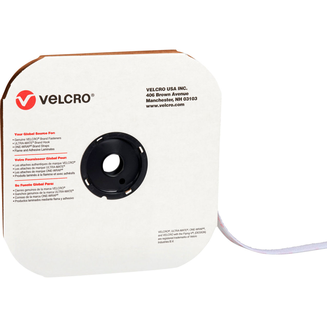 Tape, 5/8 in x 75 ft, Individual Strips, White