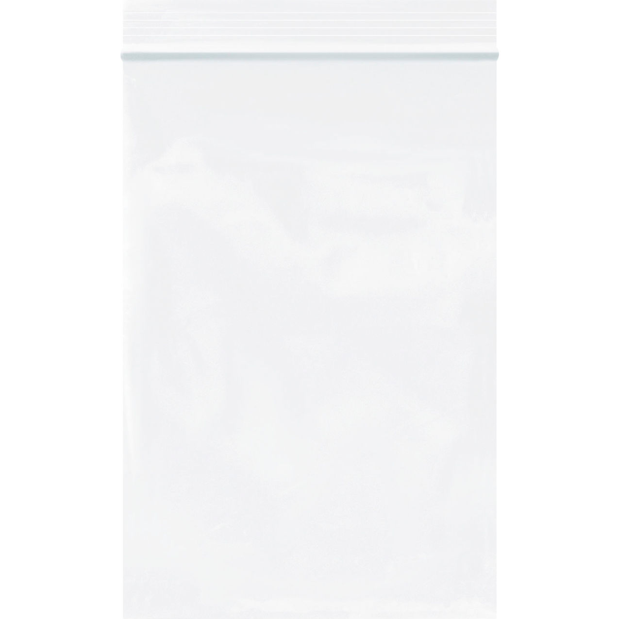 Reclosable Poly Bags, 4"W x 6"L, 2 Mil, White
