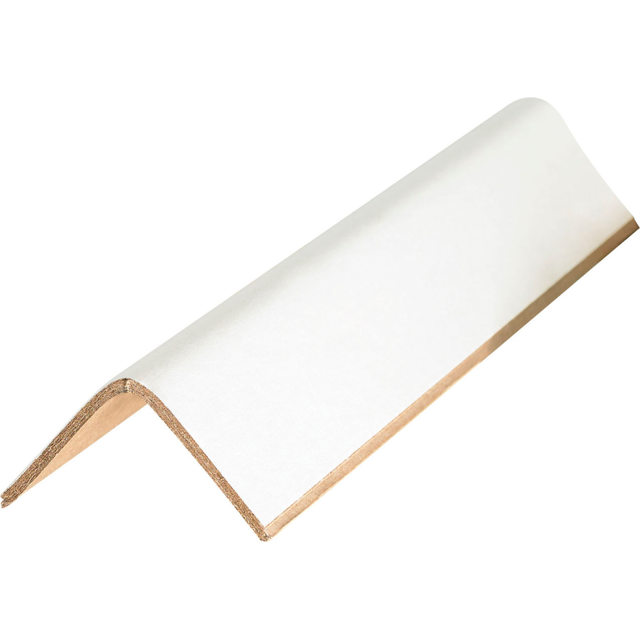 Light Duty Edge Protectors, 3"W x 3"D x 40"L, 0.12" Thick, White