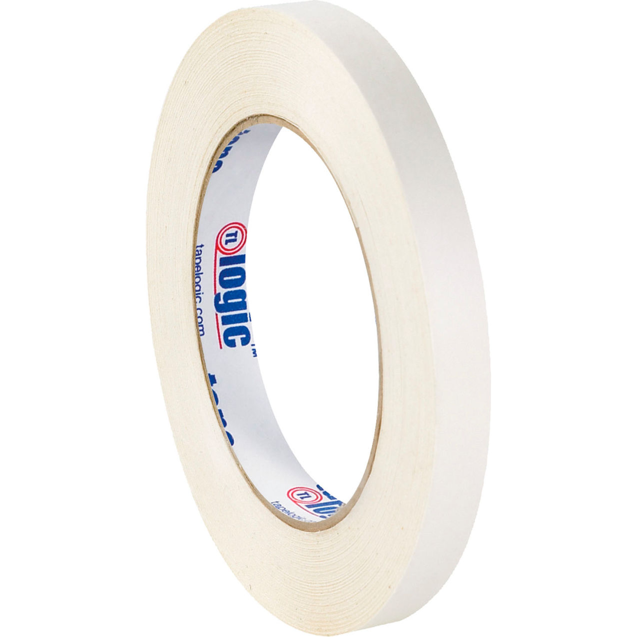 Double Sided Film Tape, 1/2" x 60 Yds., 3.5 Mil, White, 96 Rolls/Case
