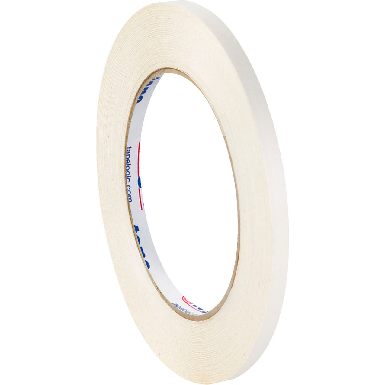 Double Sided Film Tape, 1/4" x 60 Yds., 3.5 Mil, White, 188 Rolls/Case