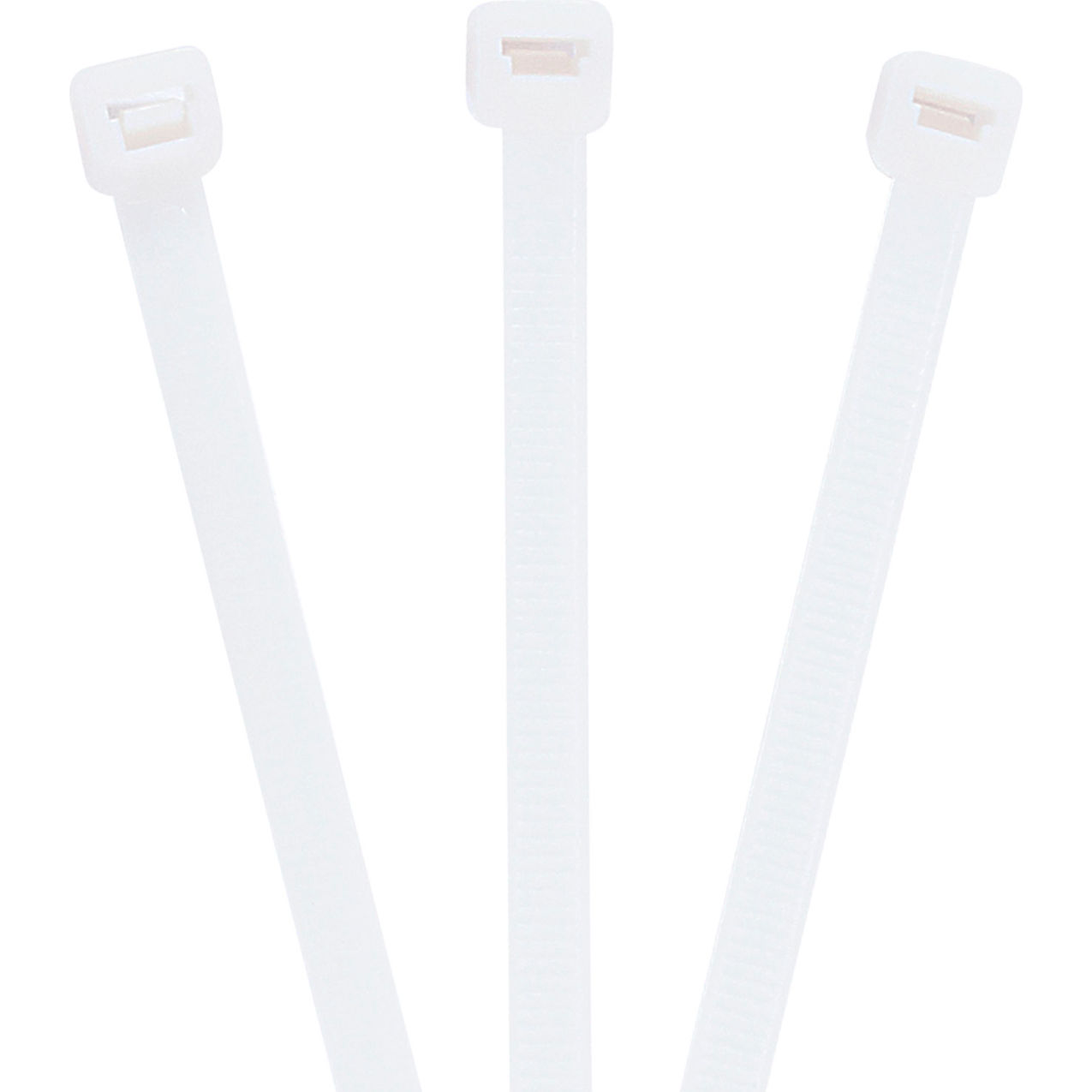 13" Nylon Cable Ties, 120 lbs, Green, 100 Pack