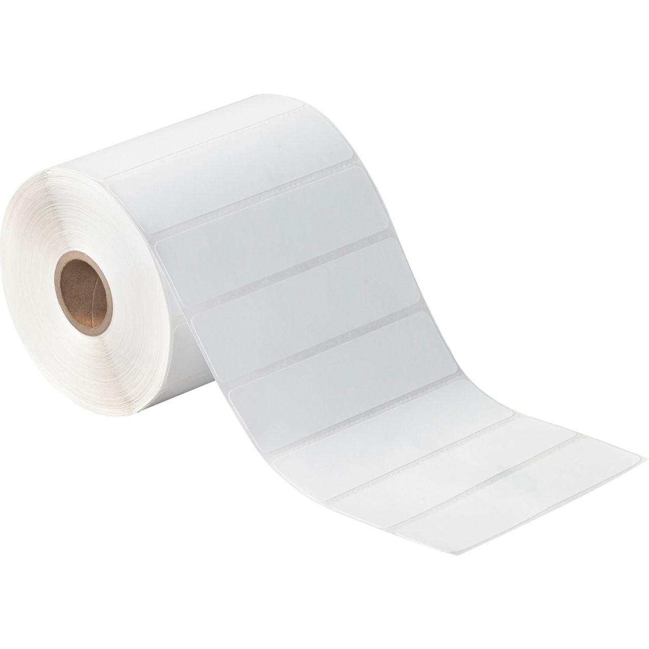 Desktop Direct Thermal Labels, 4"W x 1/2"L, 1" Core, White, 12 Rolls