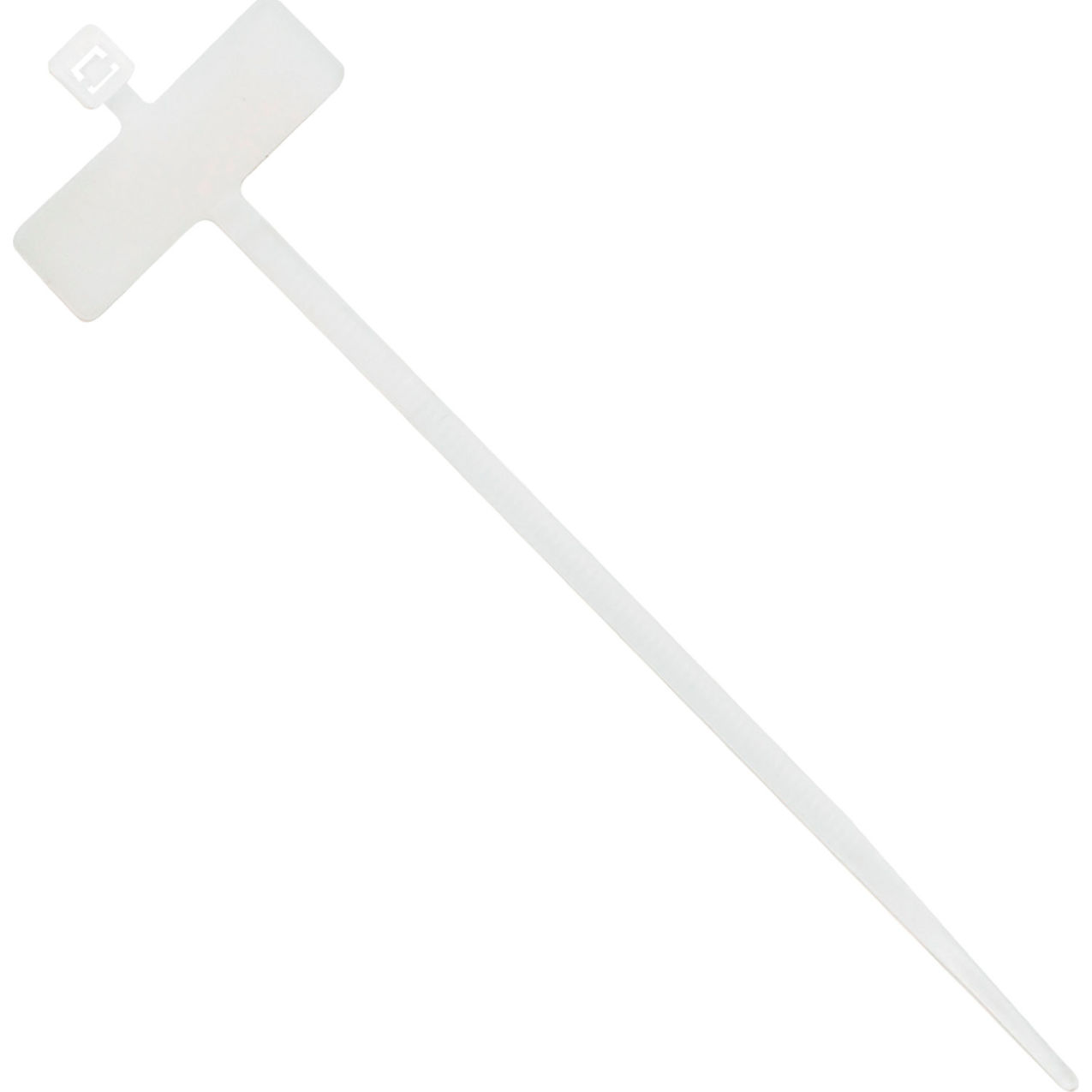 4" Identification Cable Ties, 50 Lbs, Natural, 1000 Count