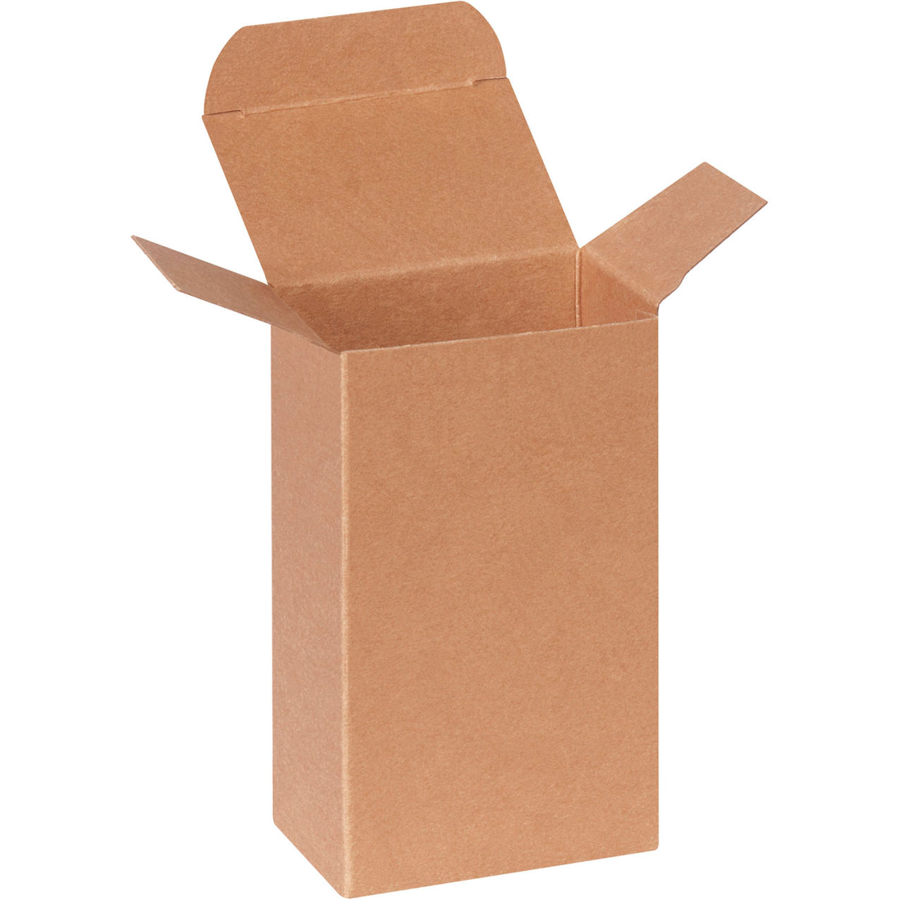 Heavy Duty Reverse Tuck Folding Cartons, 3"L x 2"W x 5-1/4"H, Kraft, 500/Pack