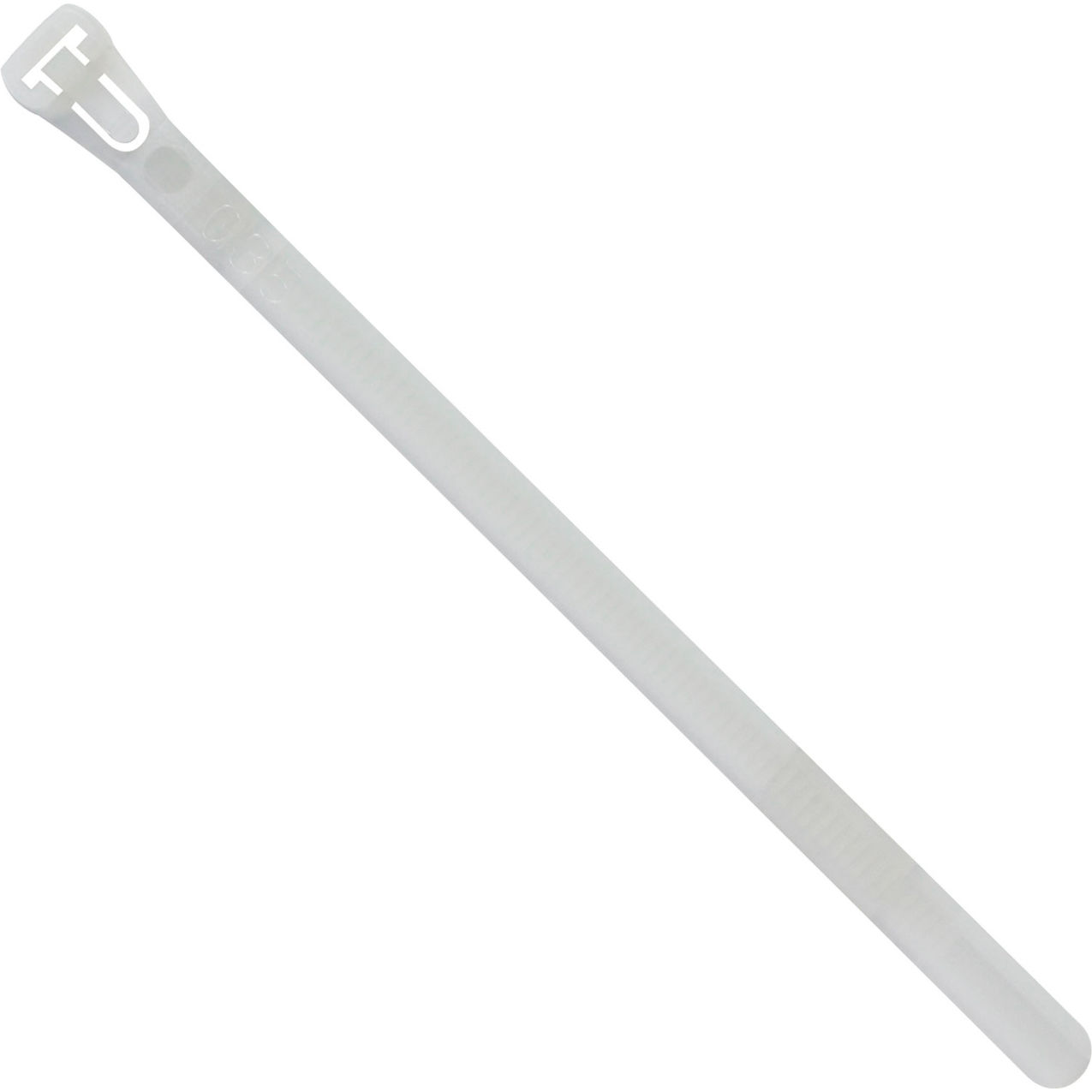 5-1/2" Releasable Cable Ties, 50 Lbs, Natural, 1000/Pack