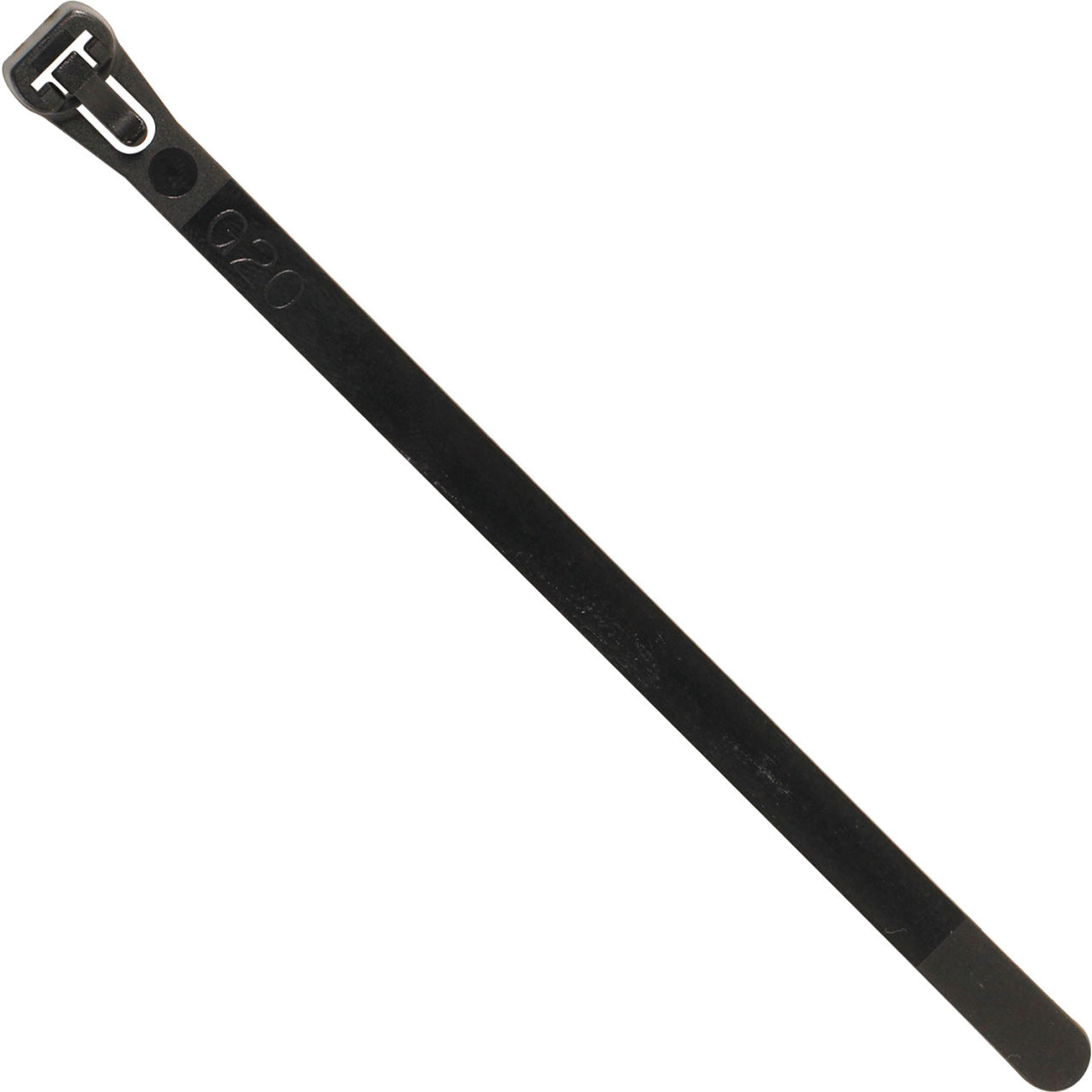 5-1/2" Releasable Cable Ties, 50 Lbs, Black, 1000/Pack