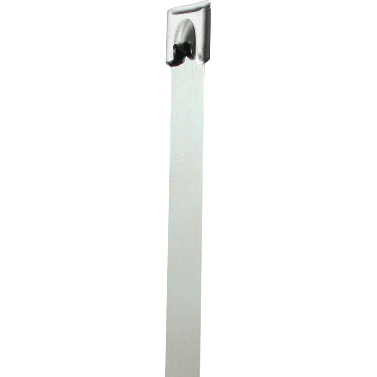 27" Stainless Steel Cable Ties, 150 Lbs, Silver, 100/Pack