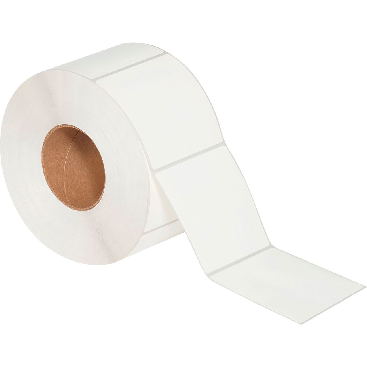 Thermal Transfer Labels, 6"W x 6"L, 3" Core, White, 4 Rolls