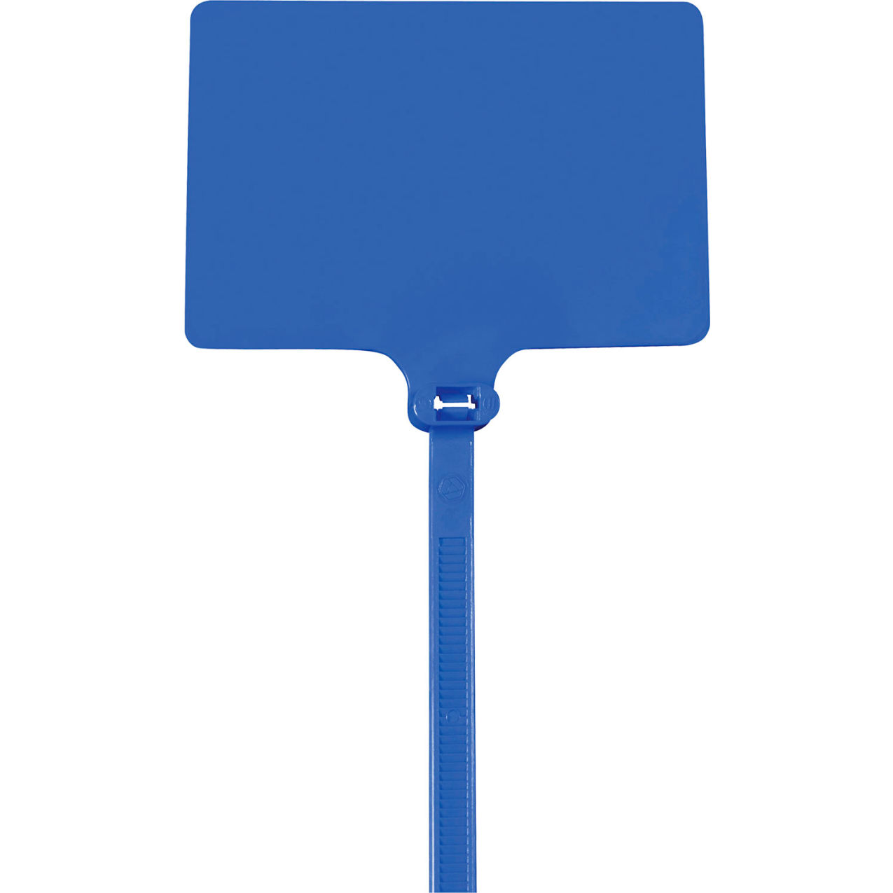 6" Identification Cable Ties, 120 Lbs, Blue