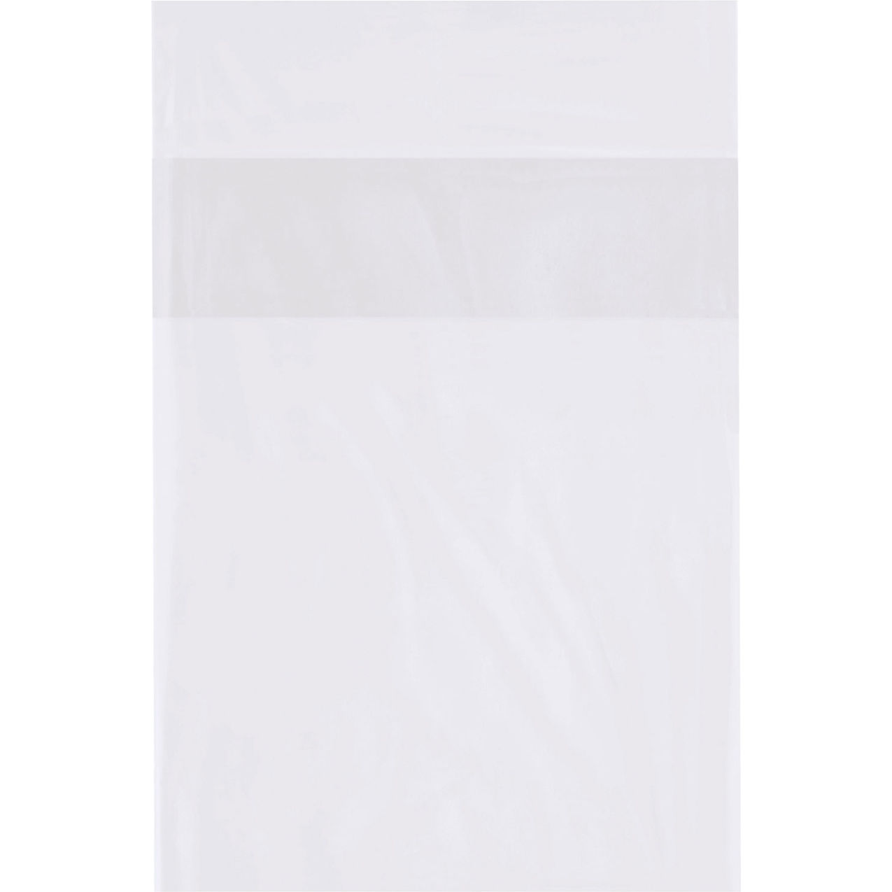 Flap Lock Poly Bags, 7"W x 7"L, 0.8 Mil, Clear, 2000/Pack