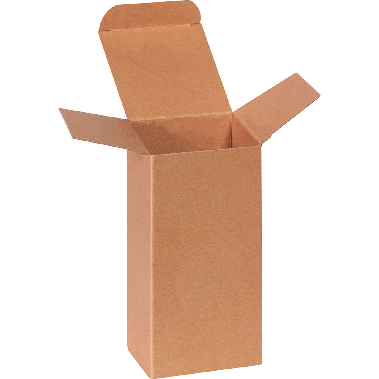 Heavy Duty Reverse Tuck Folding Cartons, 3"L x 3"W x 6"H, Kraft, 250/Pack