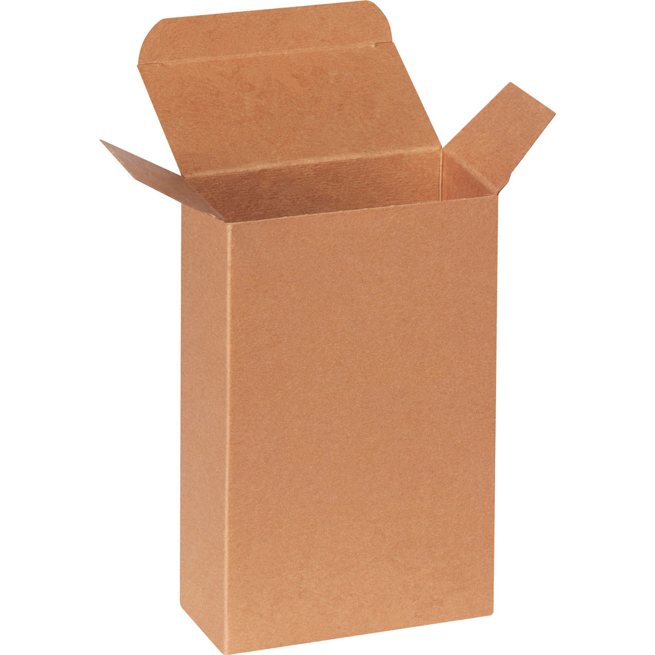Heavy Duty Reverse Tuck Folding Cartons, 5"L x 3-1/4"W x 7-1/4"H, Kraft, 250/Pack
