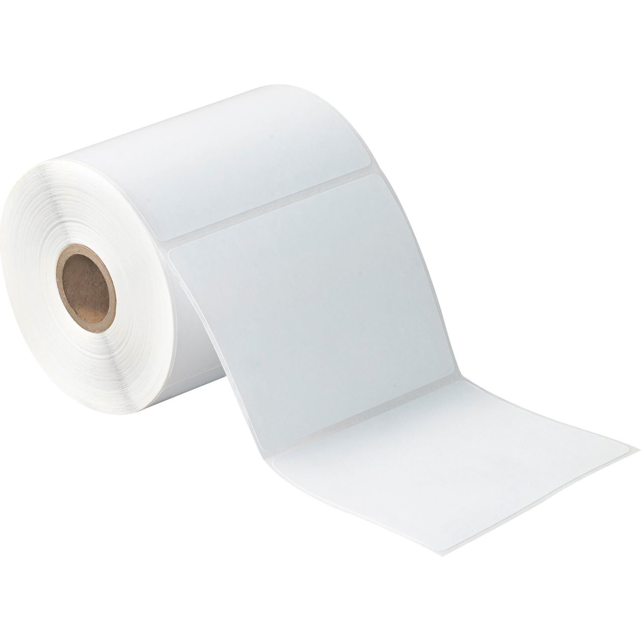 Direct Thermal Labels, 3"W x 3"L, 1" Core, White, 12 Rolls/Case
