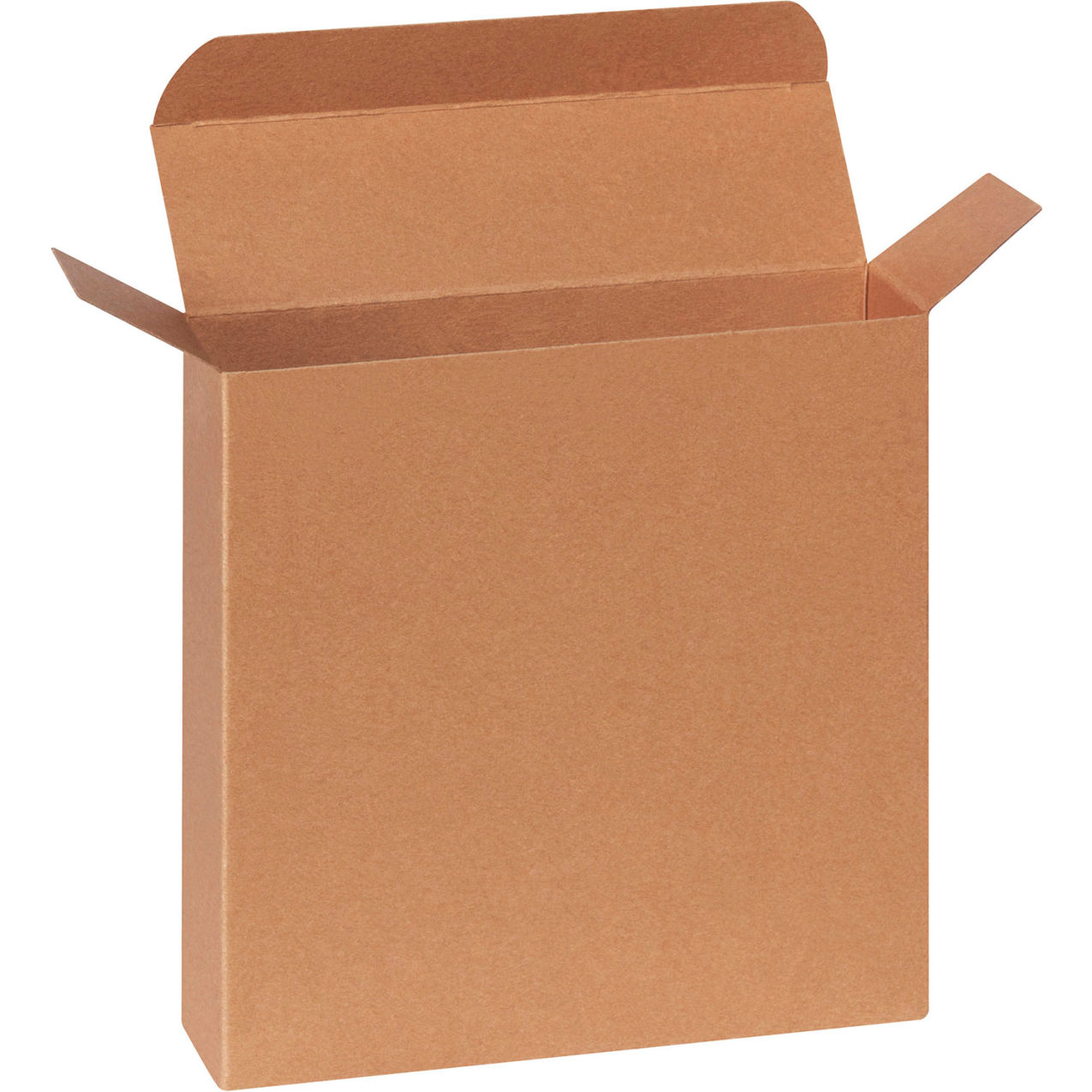 Heavy Duty Reverse Tuck Folding Cartons, 8"L x 3"W x 8"H, Kraft