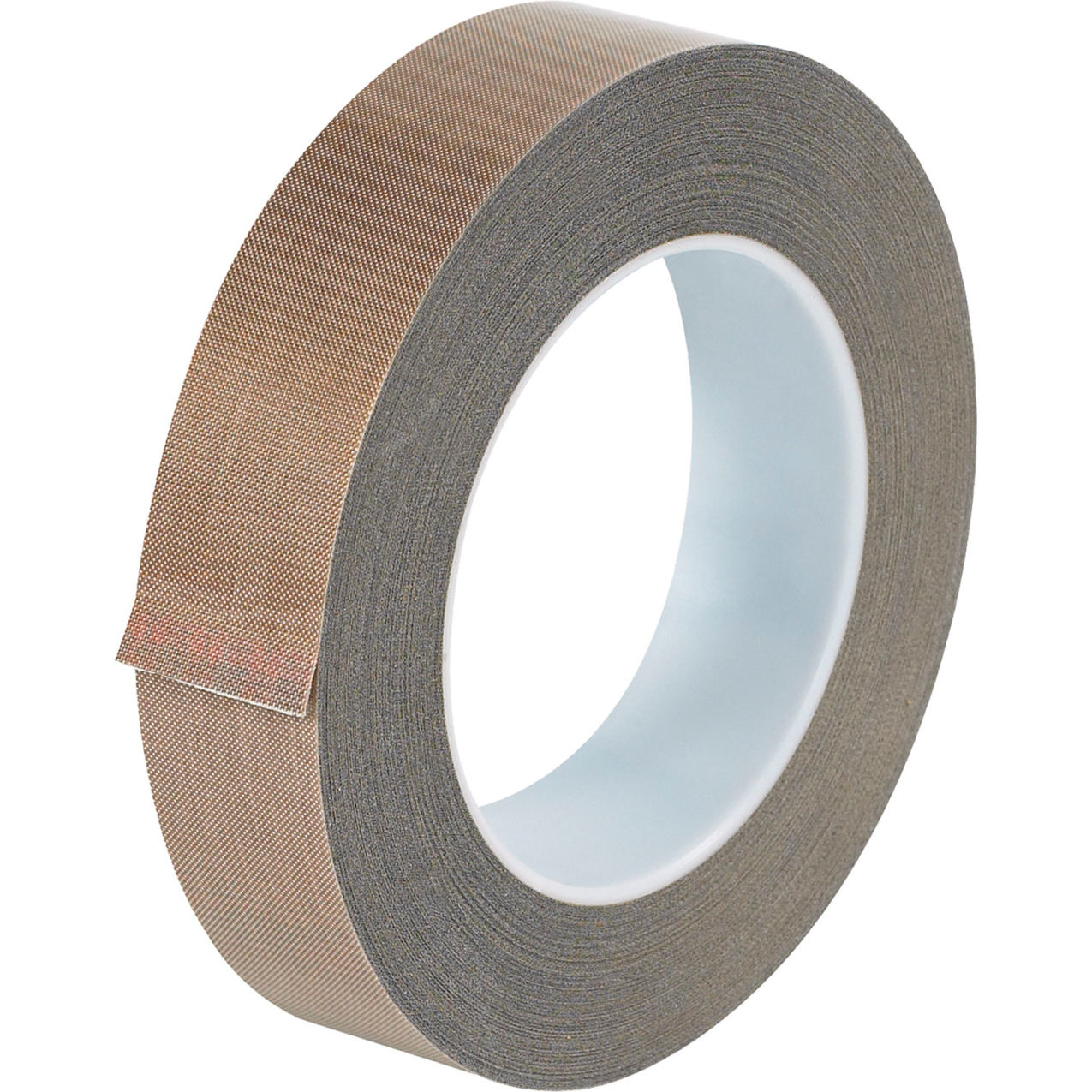 PTFE Glass Cloth Tape, 1" x 18 yds, 3 Mil, Brown, 1 Roll/Case