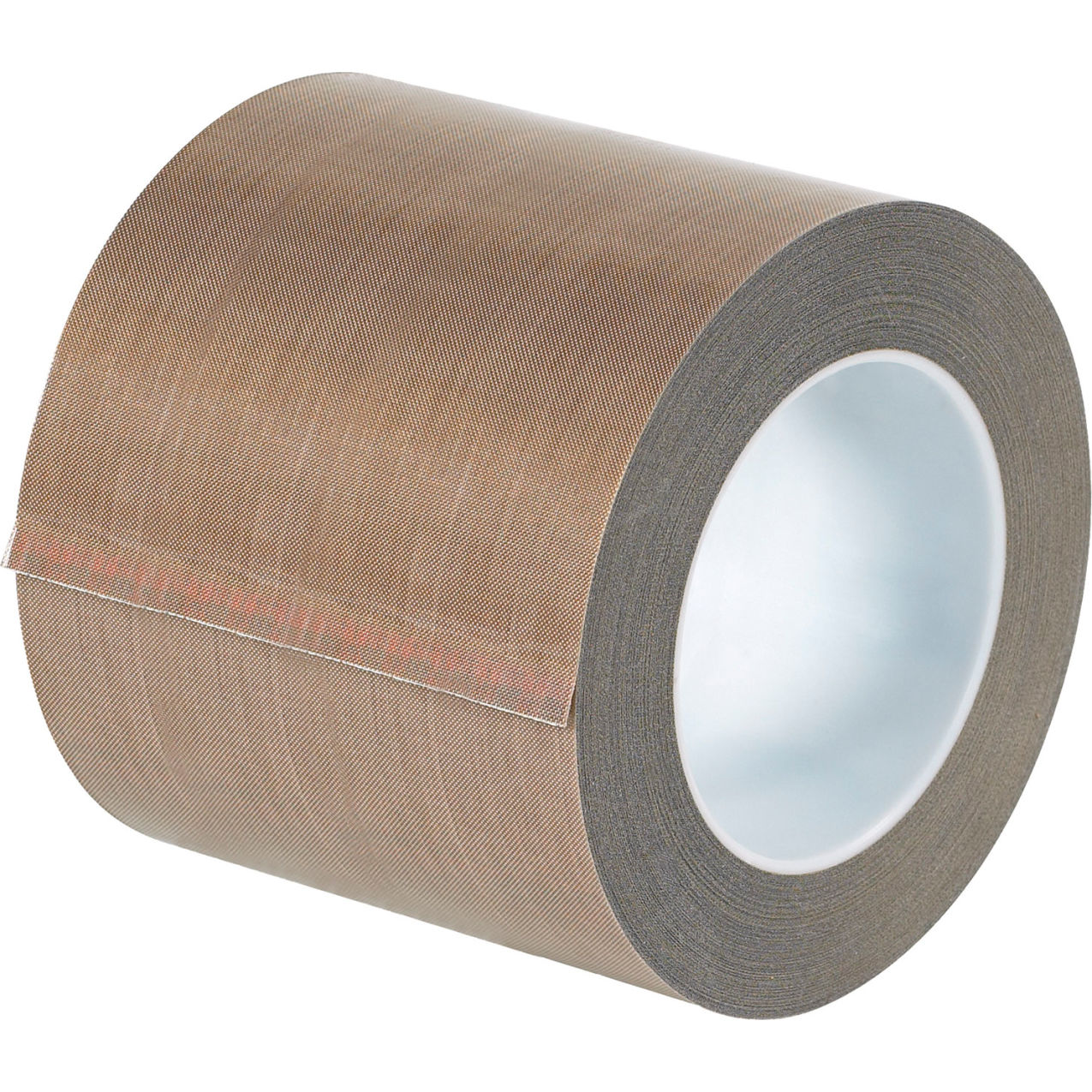 PTFE Glass Cloth Tape, 4" x 18 Yds., 3 Mil, Brown, 1 Roll/Case