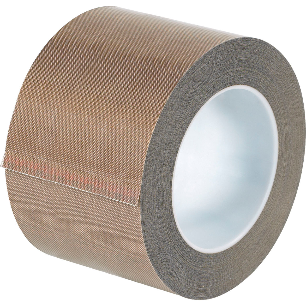 PTFE Glass Cloth Tape, 3" x 18 Yds., 3 Mil, Brown, 1 Roll/Case