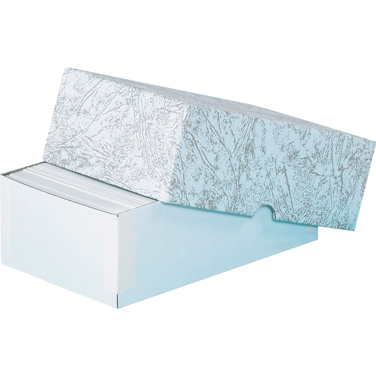 Stationery Set Up Cartons, 6"L x 3-1/2"W x 2"H, Gray, 100/Pack