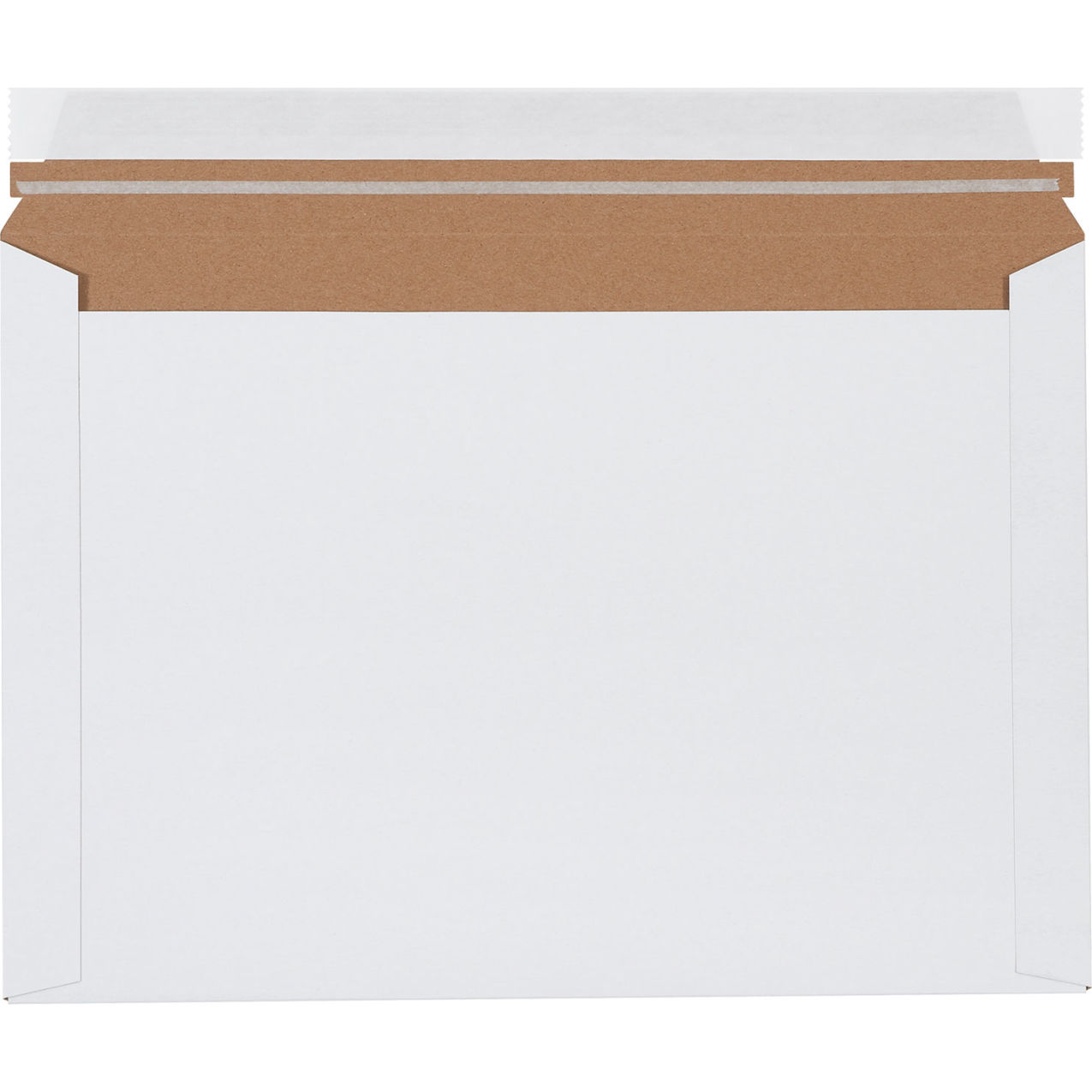 Side Loading Peel & Seal Express Mailers, 12-1/2"W x 9-1/2"L, White, 250/Pack