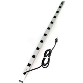 CabinetMATE Surge Strip, 600V, 15A, 10 Outlets