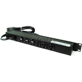 Rackmount, 125V, 20A, 20"L, 6 Outlets