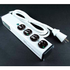 Multi-Outlet Power Unit, 10-3/4"L, 4 Outlets, 6' Cord