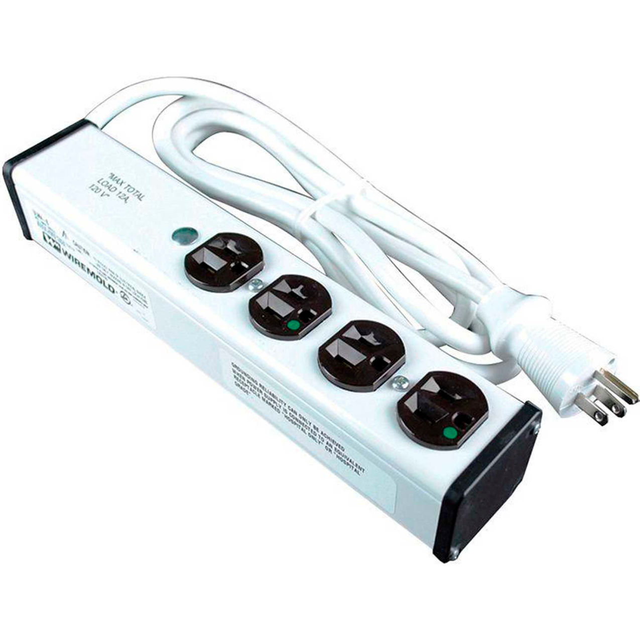 6ft. 4-Outlet 15-Amp Medical Grade Power Strip Surge Protector