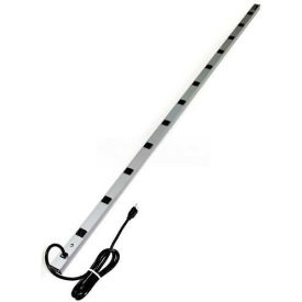 CabinetMATE Surge Strip, 125V, 15A, 77"L, 12 Outlets