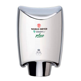 Automatic Hand Dryer, Polished Stainless Steel, 120V
