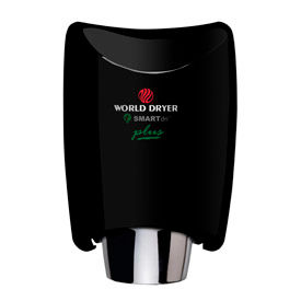 Automatic Hand Dryer, Black Aluminum, 120V