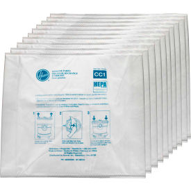 CC1 HEPA Replacement Bag for CH32008 Hoover Canister Vac, 10/Pack - AH10363