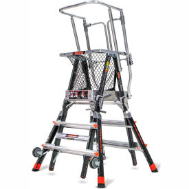 Aerial Safety Cage 3'-5' With Click Casters - 18503-240
