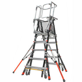 Aerial Safety Cage 5'-9' with Click Casters - 18509-240