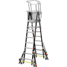 Aerial Safety Cage 8'-14' With Click Casters