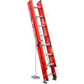 20' IA Fiberglass 3 Section Compact Extension Ladder