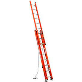 24' IA Fiberglass 3 Section Compact Extension Ladder