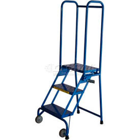10" Deep Step Lock-N-Stock Folding Aluminum Ladder