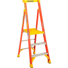 3' Type 1A Fiberglass Podium Ladder