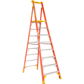 8' Fiberglass Podium Ladder - PD6208